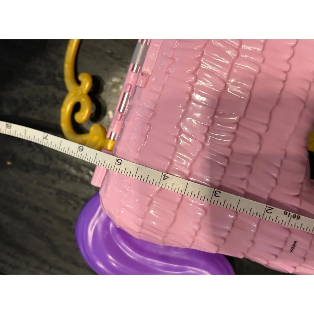 Mattel Polly Pocket Unicorn Party Playset Pink Piñata Carry Case
